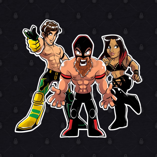 Lucha Underground Trios Champs by GalaxyEggToast